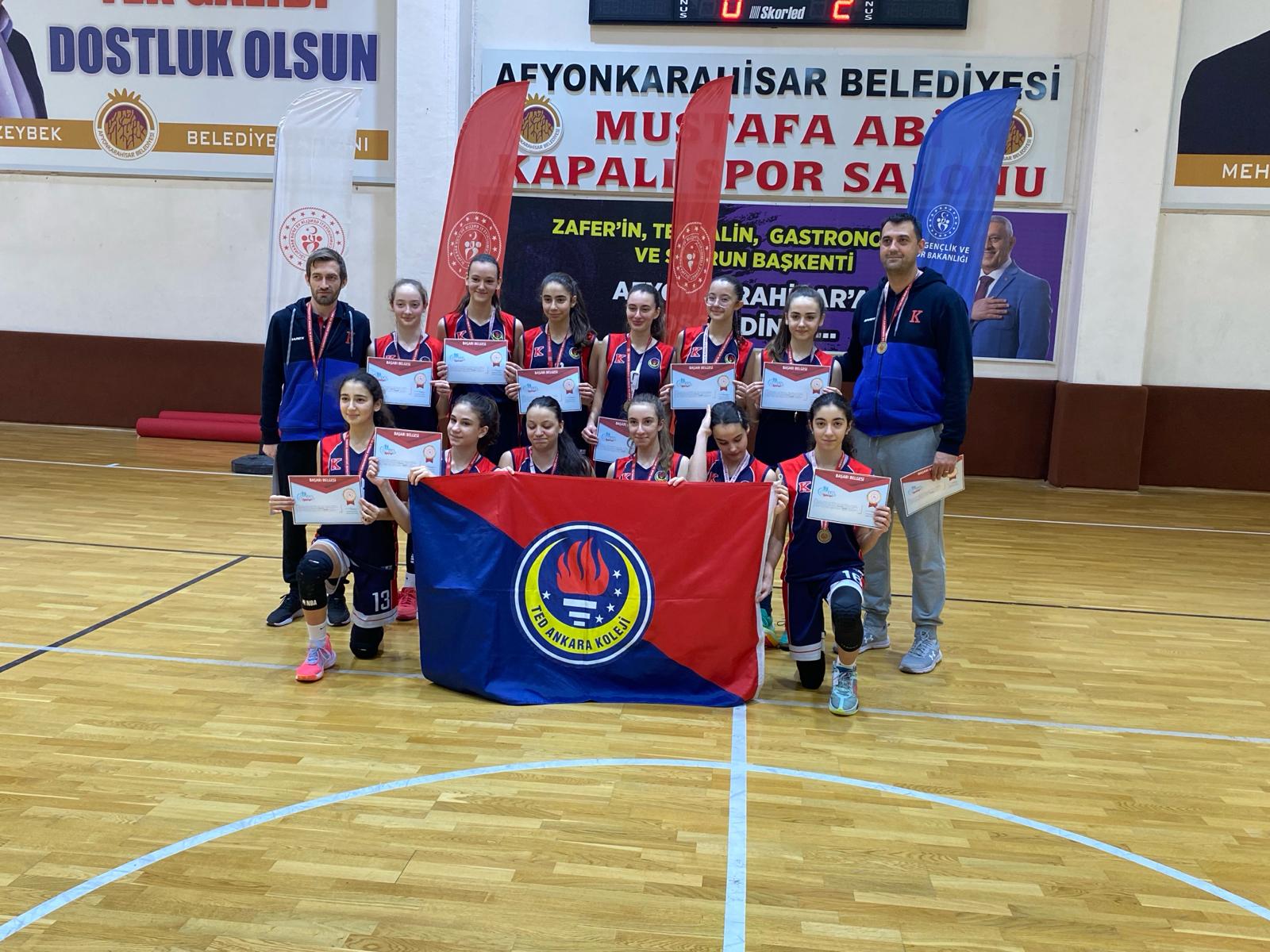 Yıldız Kız Basketbol Takımımız Yarı Final Müsabakalarına Katılma